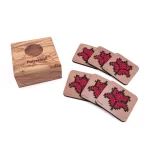 Talleh Embroidery Coasters