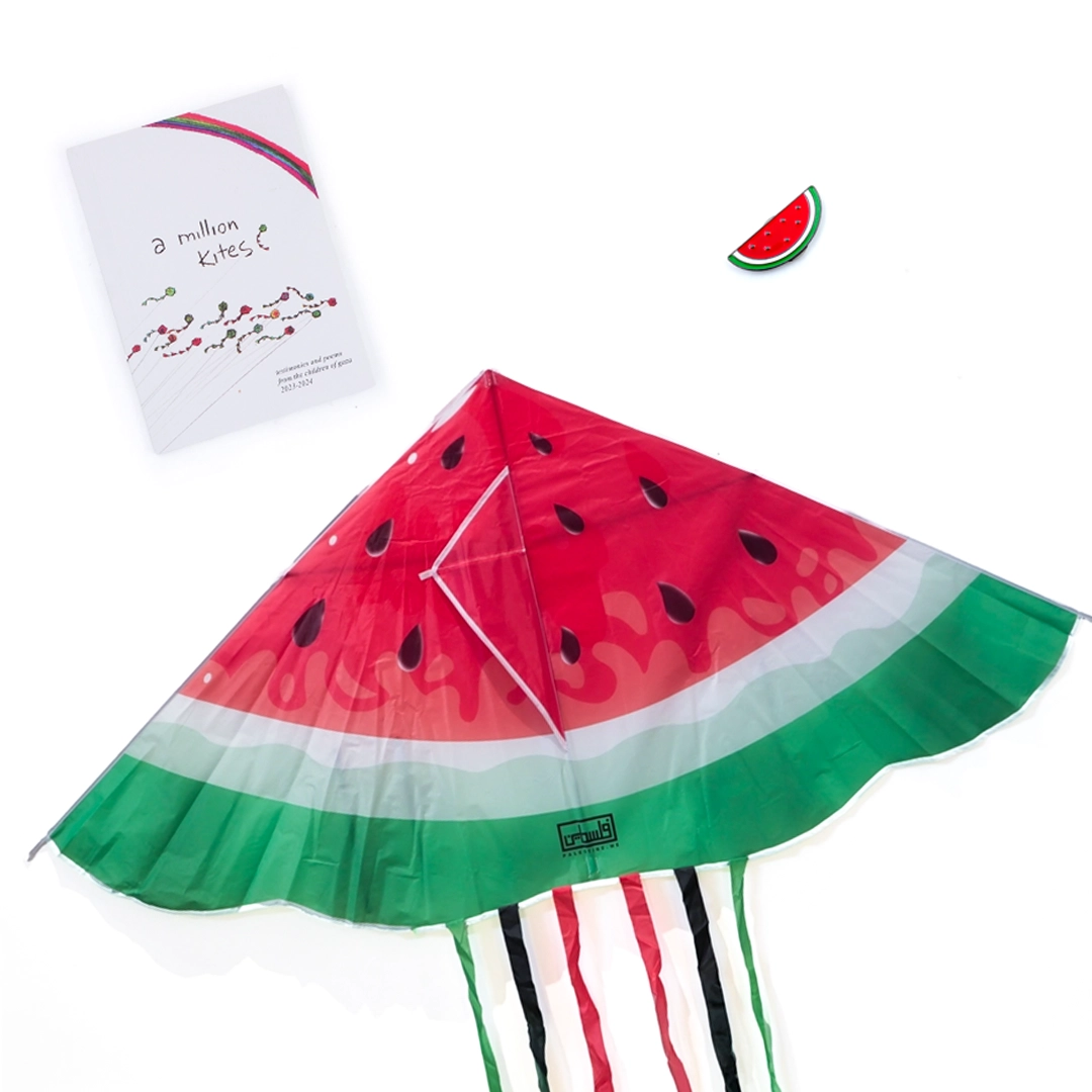 Poem Pocketbook, Kite & Watermelon Pin