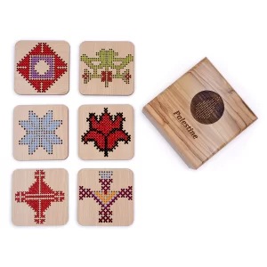 Talleh Embroidery Coasters