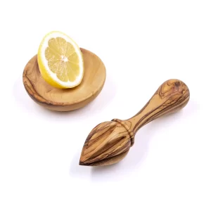 Olive Wood Dish and Lemon Reamer