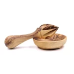 Olive Wood Dish and Lemon Reamer