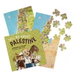 Map of Palestine Junior Kids Puzzle X Tell me about Palestine kids book