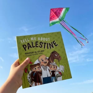 Map of Palestine Junior Kids Puzzle X Watermelon Kite